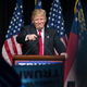 Republican presidential candidate Donald Trump speaks during a campaign rally at the Georgia World Congress Center on Feb. 21, 2016, in Atlanta.
Branden Camp/Getty Images
